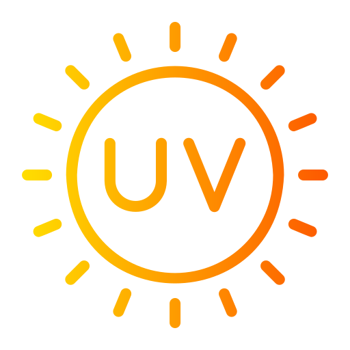 Picture of Sun with UV text